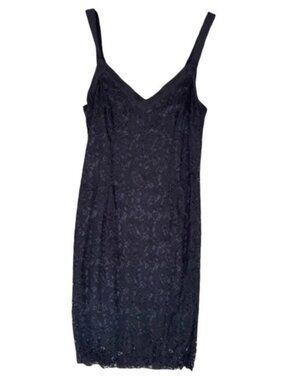 Black Lace Slip Dress - Women's Intimates